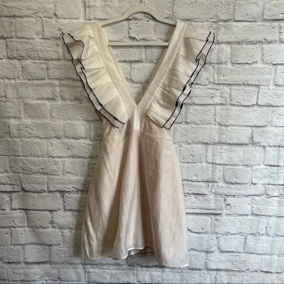 KEEPSAKE THE LABEL Remind Me Mini Dress with Frill Pale Pink - Picture 7 of 16